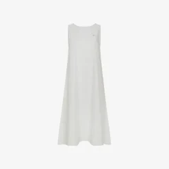 Discount Abito in cotone bianco Donna Abiti