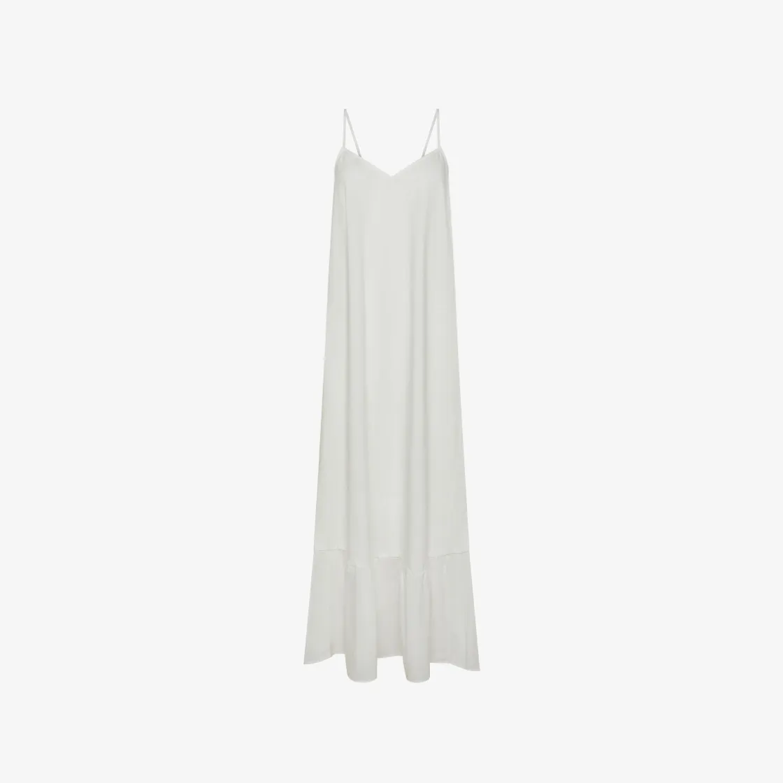 New Abito in cotone bianco panna Donna Abiti