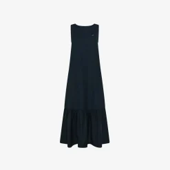 Hot Abito in lino blu navy Donna Abiti
