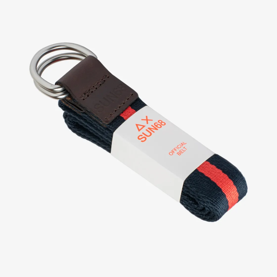 Sale BELT NAVY BLUE / ROSSO FUOCO Uomo Cinture