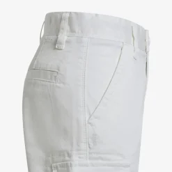 Best Bermuda cargo in cotone bianco panna Bambino Pantaloni