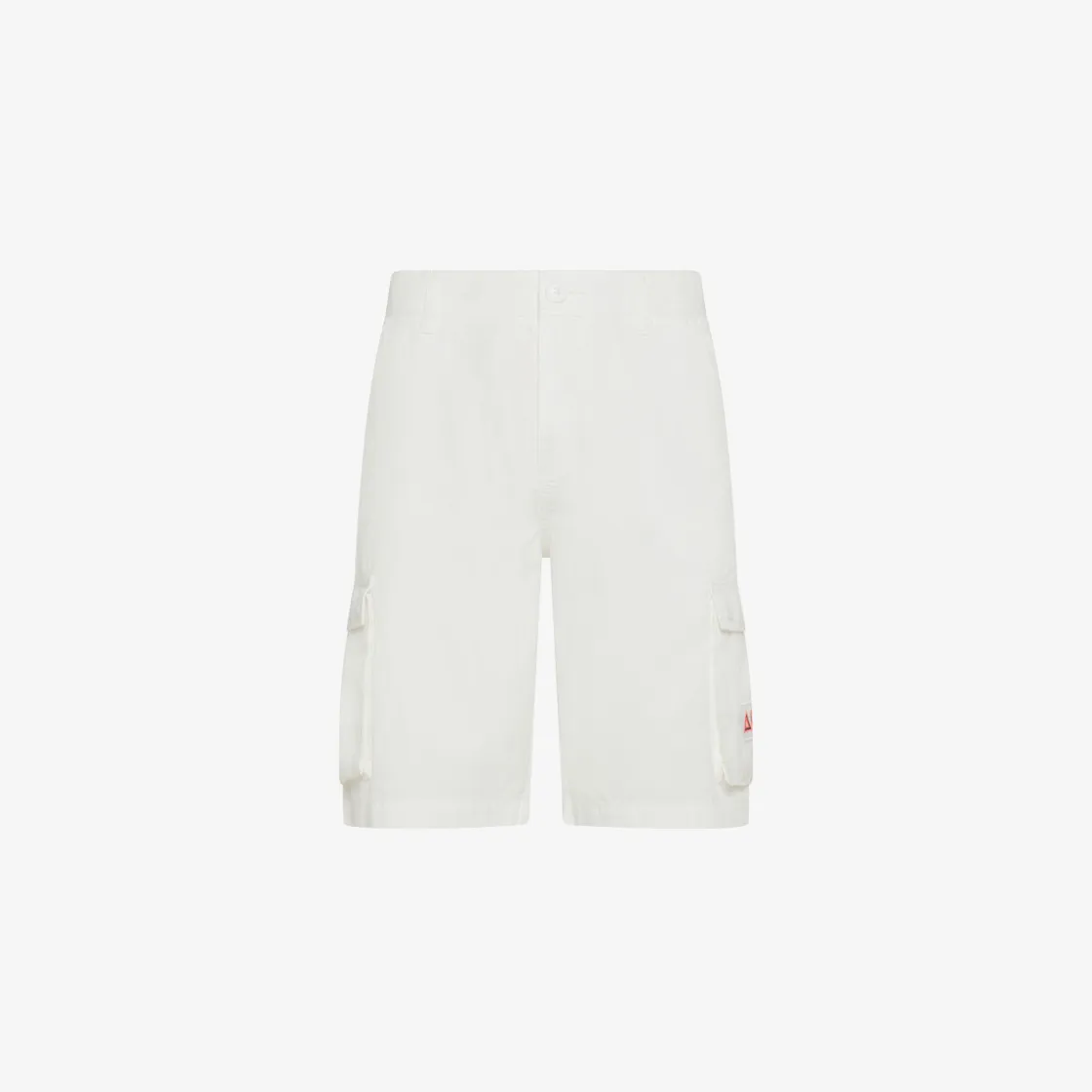 Online Bermuda cargo in cotone bianco panna Uomo Pantaloni|Beachwear Uomo