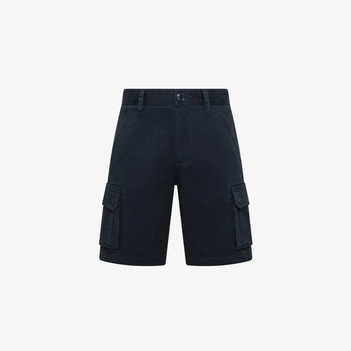Hot Bermuda cargo in cotone blu navy Bambino Pantaloni