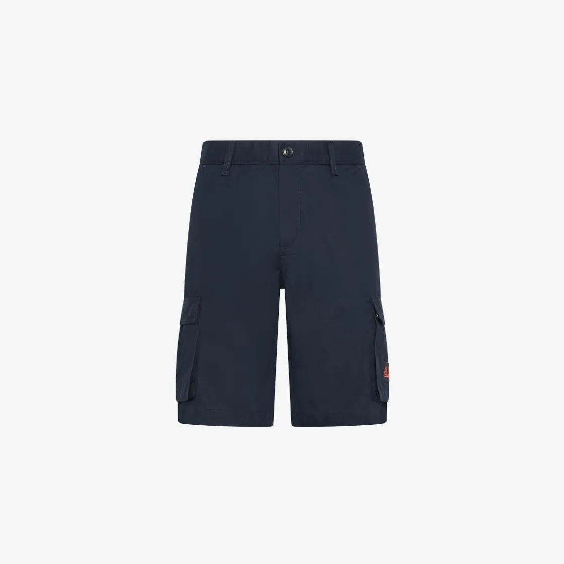 Clearance Bermuda cargo in cotone blu navy Uomo Pantaloni|Beachwear Uomo