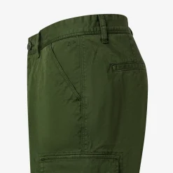 Discount Bermuda cargo in cotone verde scuro Uomo Pantaloni