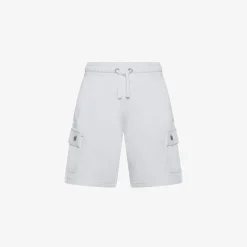 Discount Bermuda cargo in felpa bianco panna Bambino Pantaloni|Felpe