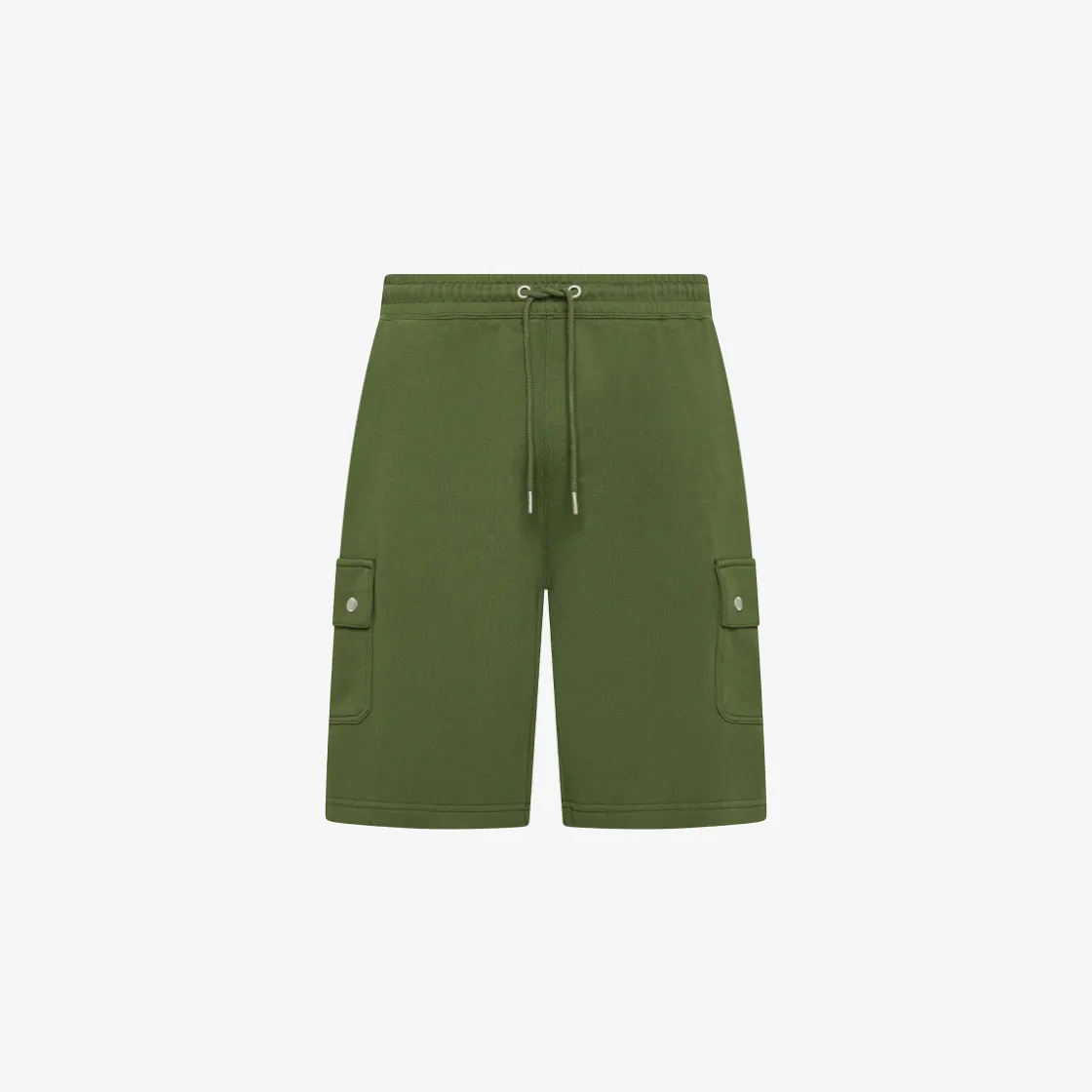 Best Bermuda cargo in felpa verde scuro Uomo Pantaloni|Felpe