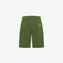 Best Bermuda cargo in felpa verde scuro Uomo Pantaloni|Felpe