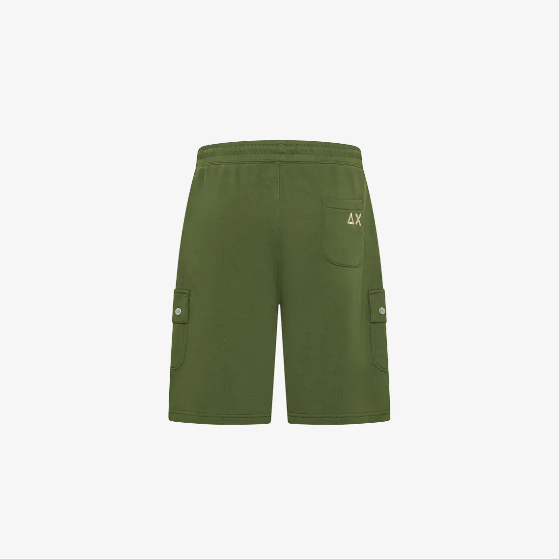 Best Bermuda cargo in felpa verde scuro Uomo Pantaloni|Felpe