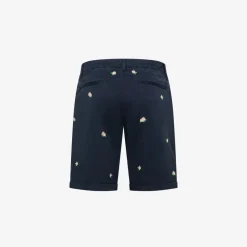 Online Bermuda chino con ricami beige Uomo Pantaloni