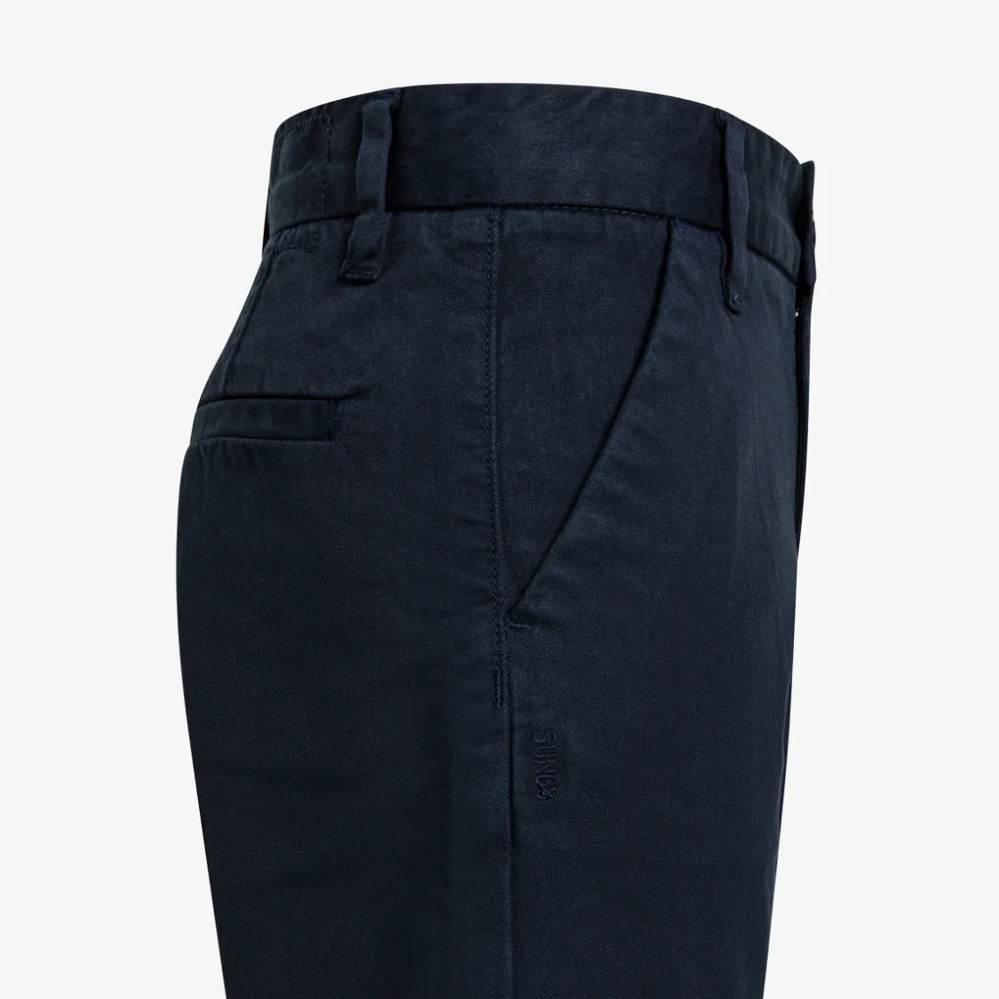 Hot Bermuda chino in cotone blu navy Bambino Pantaloni