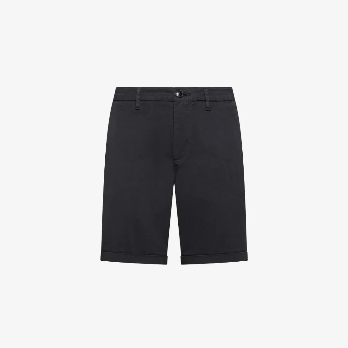 Outlet Bermuda chino in cotone nero Uomo Pantaloni