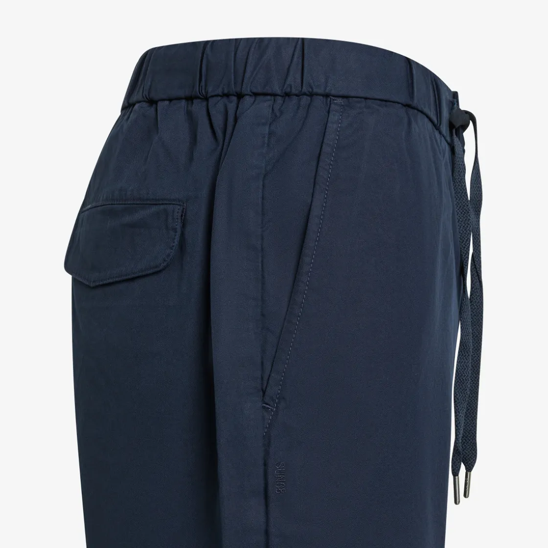 Online Bermuda in cotone blu navy Uomo Pantaloni