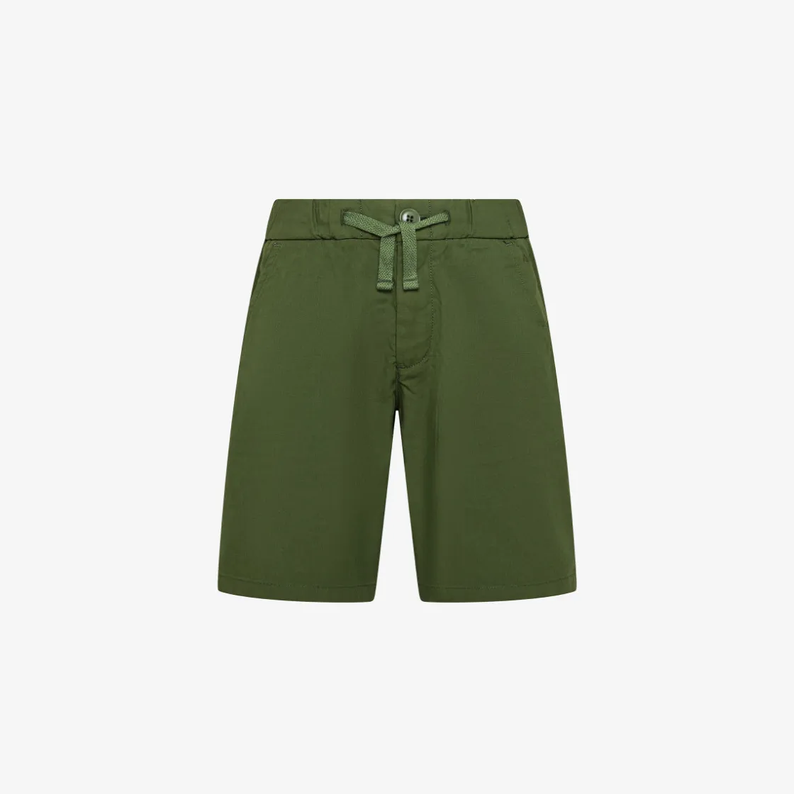 Online Bermuda in cotone verde scuro Bambino Pantaloni