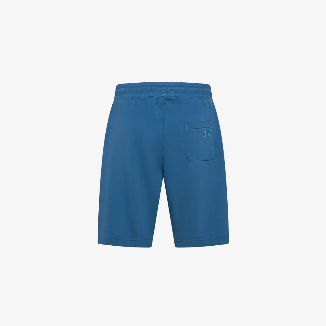 Sale Bermuda in felpa di cotone avio scuro Uomo Pantaloni|Felpe