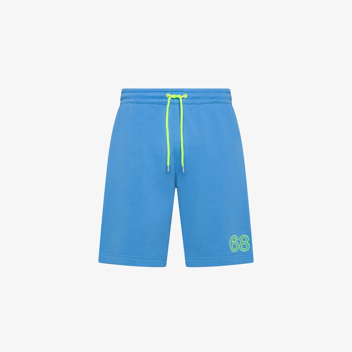 Outlet Bermuda in felpa di cotone avio Uomo Pantaloni