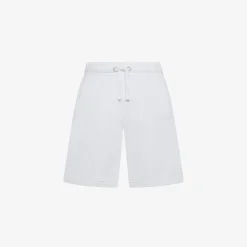 Clearance Bermuda in felpa di cotone bianco panna Bambino Pantaloni|Felpe
