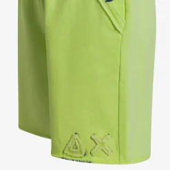 Online Bermuda in felpa di cotone giallo limone Bambino Pantaloni|Felpe