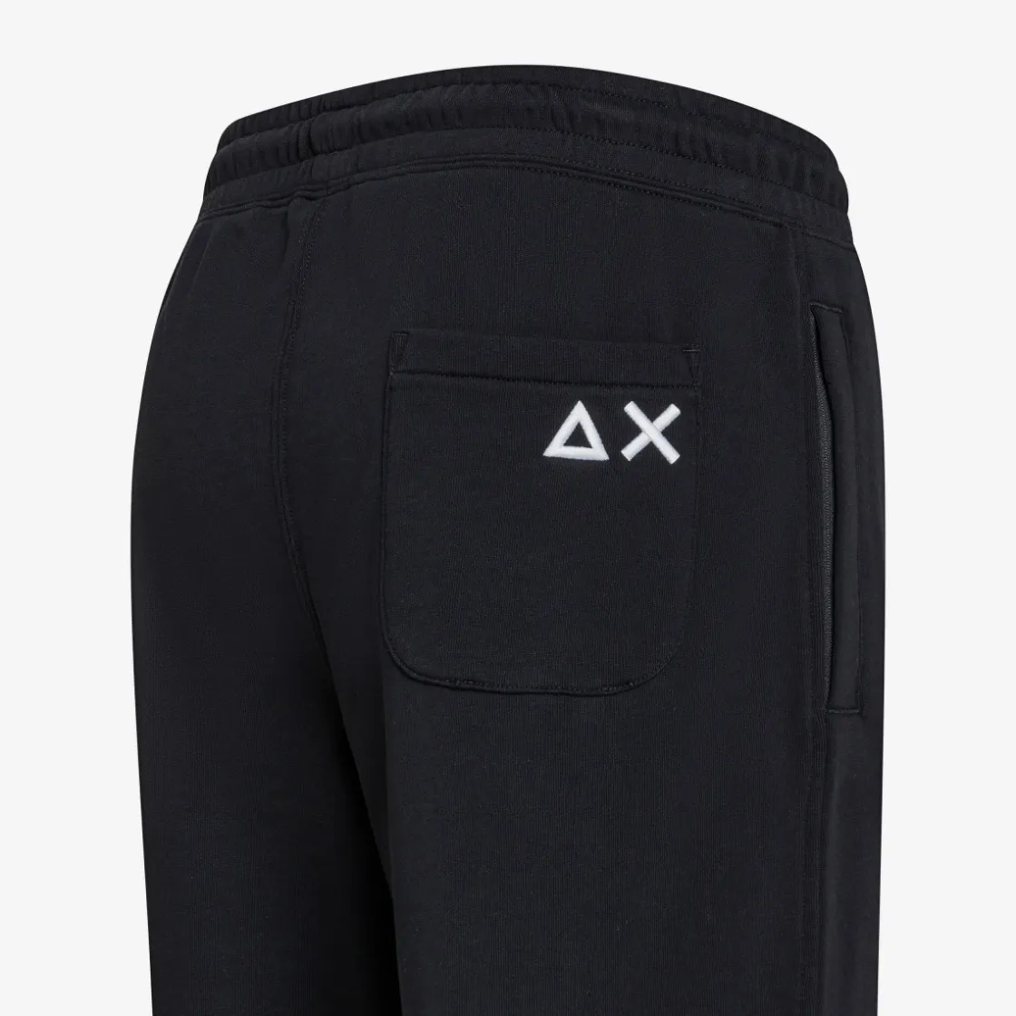 Discount Bermuda in felpa di cotone nero Uomo Pantaloni|Felpe