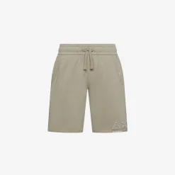 Outlet Bermuda in felpa di cotone stone Bambino Pantaloni|Felpe