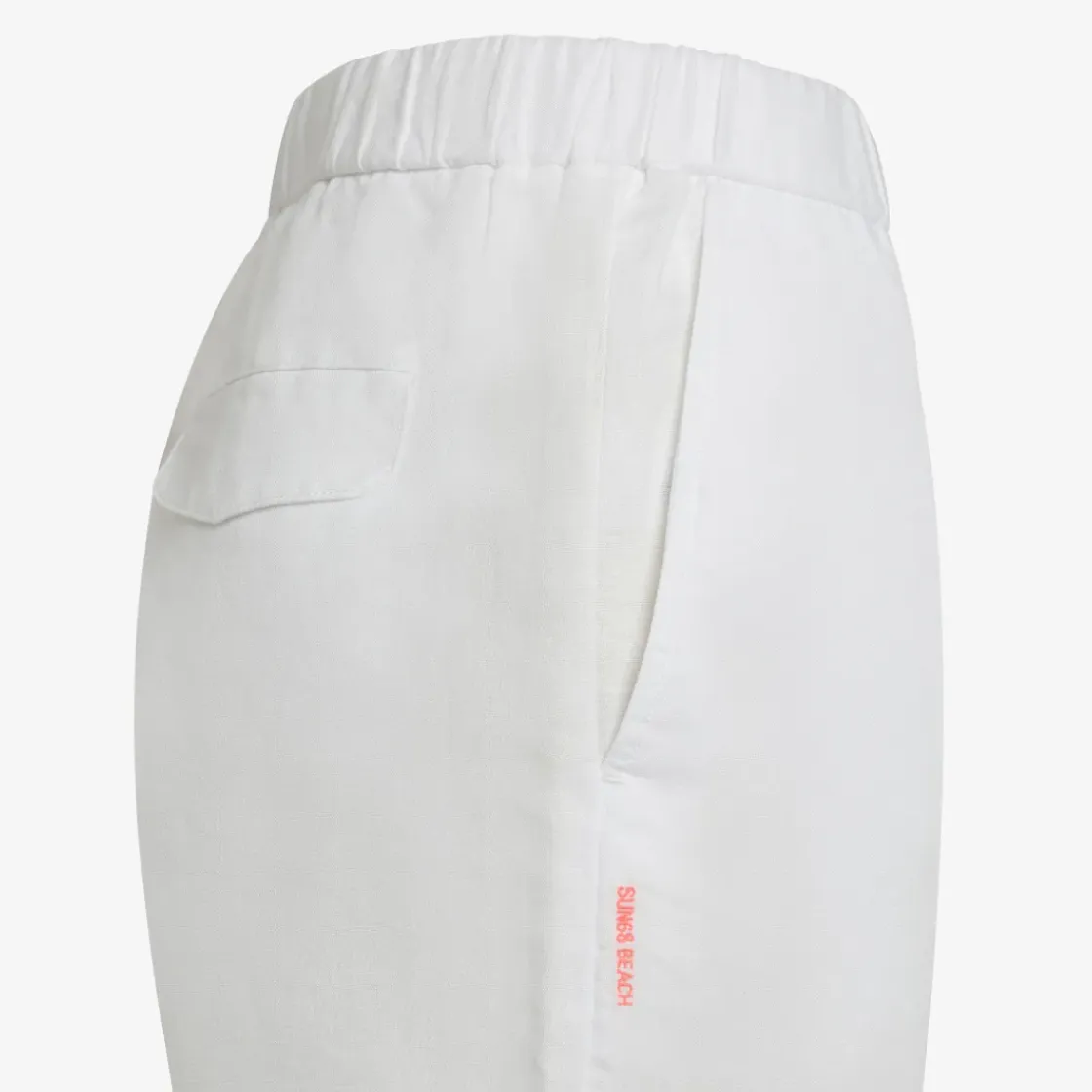 Fashion Bermuda in lino e cotone blu navy Uomo Pantaloni|Beachwear Uomo