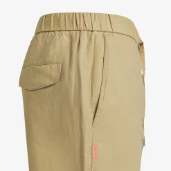 Discount Bermuda in lino e cotone sabbia Uomo Pantaloni|Beachwear Uomo