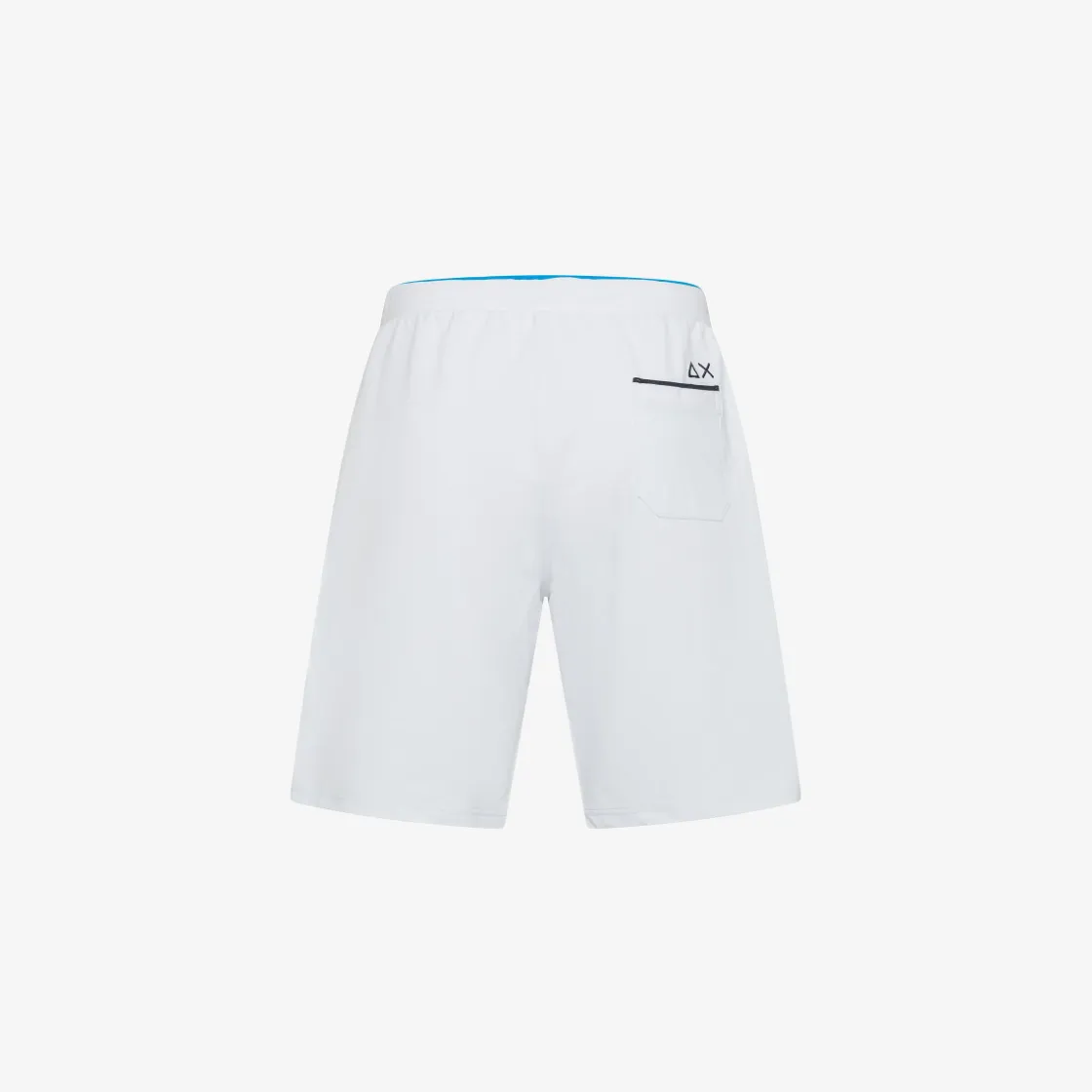 Discount Bermuda in piquet di cotone bianco Uomo Pantaloni