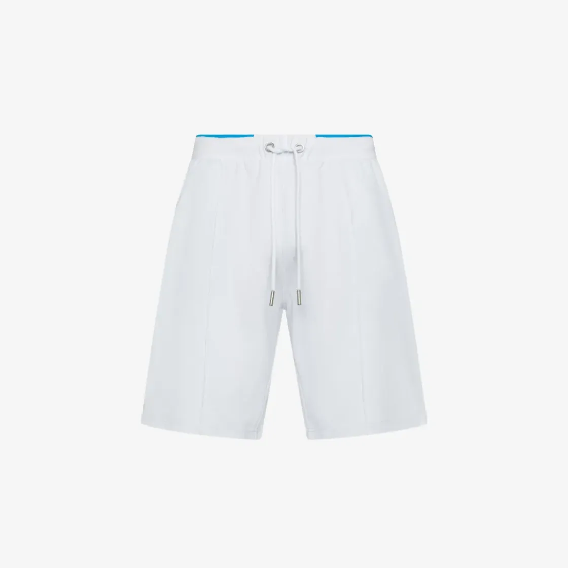 New Bermuda in piquet di cotone blu navy Uomo Pantaloni