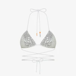 Best Bikini con paillettes argento Donna Costumi Donna