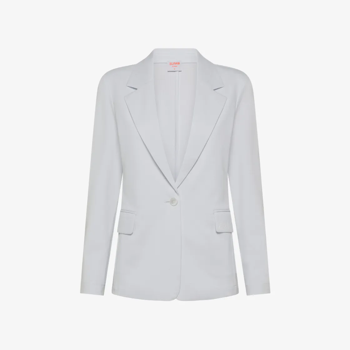 Best Blazer in felpa di cotone bianco Donna Felpe|Giacche
