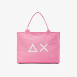 Clearance Borsa mare in canvas di cotone rosa Donna Accessori Donna