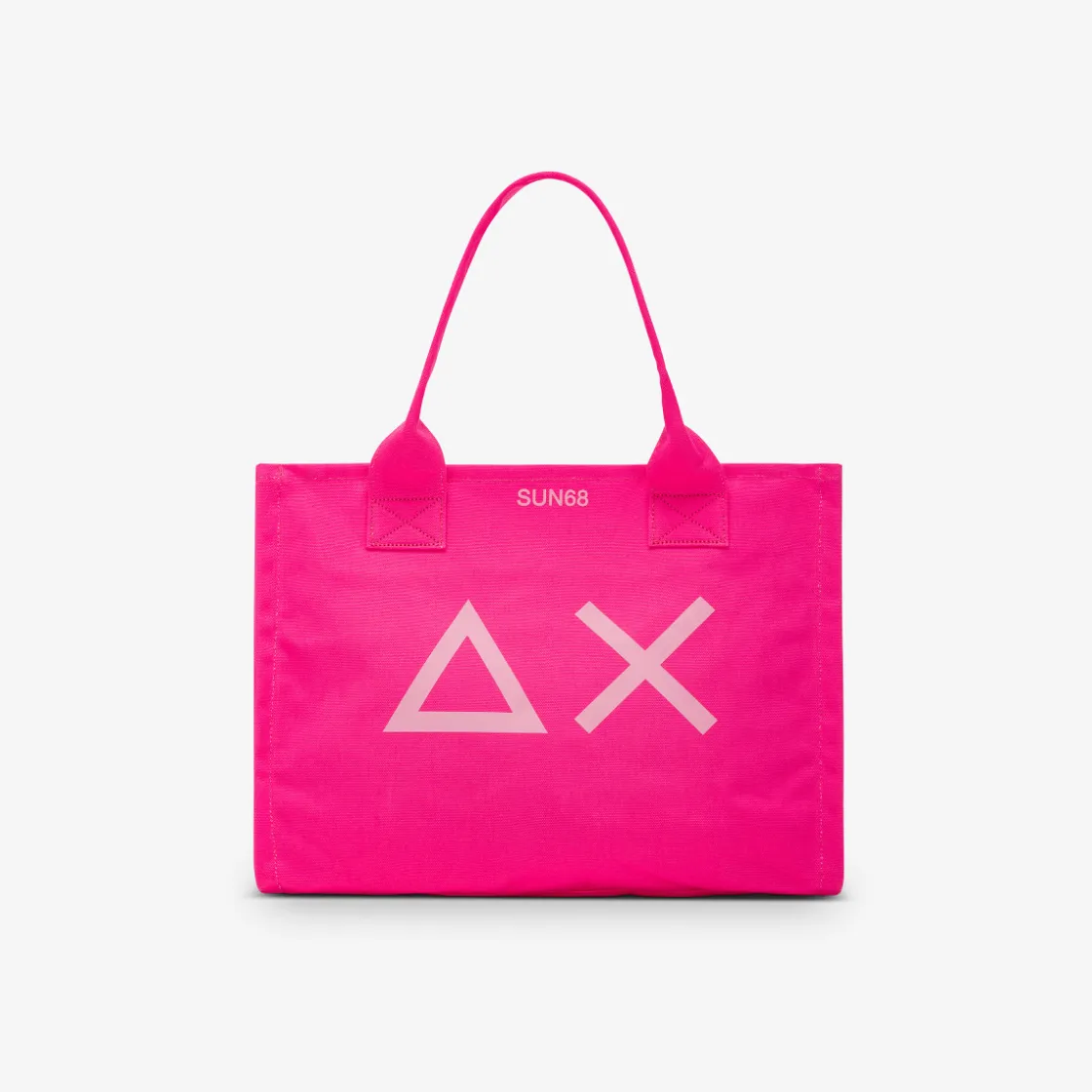 New Borsa mare in canvas di cotone fucsia Donna Accessori Donna