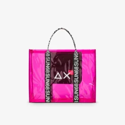 Discount Borsa mare in PVC fucsia Donna Borse|Accessori Donna