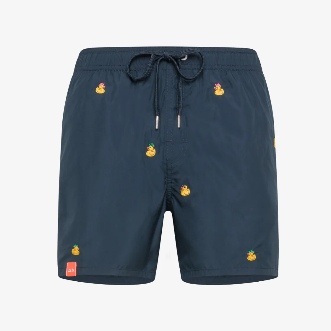 New Boxer mare blu navy check con ricami Uomo Costumi Uomo