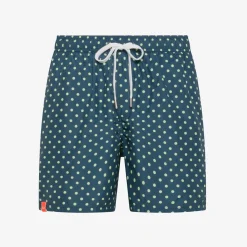 New Boxer mare con stampa blu navy e giallo limone Uomo Costumi Uomo
