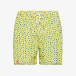 Discount Boxer mare con stampa giallo Uomo Costumi Uomo