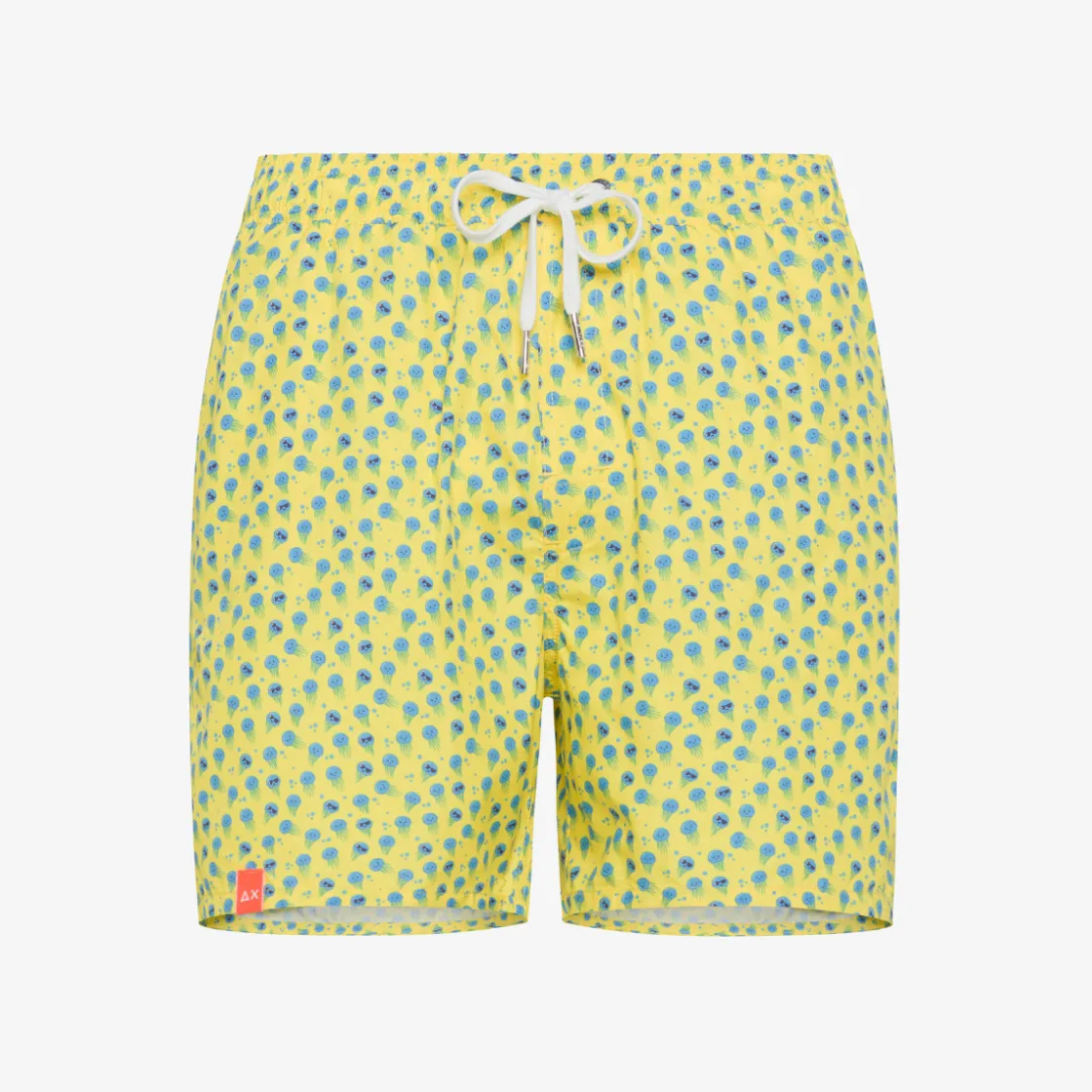 Discount Boxer mare con stampa giallo Uomo Costumi Uomo