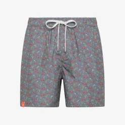 Fashion Boxer mare con stampa inchiostro e rossa Uomo Costumi Uomo