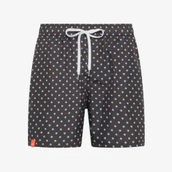 Online Boxer mare con stampa nera e turchese Uomo Costumi Uomo