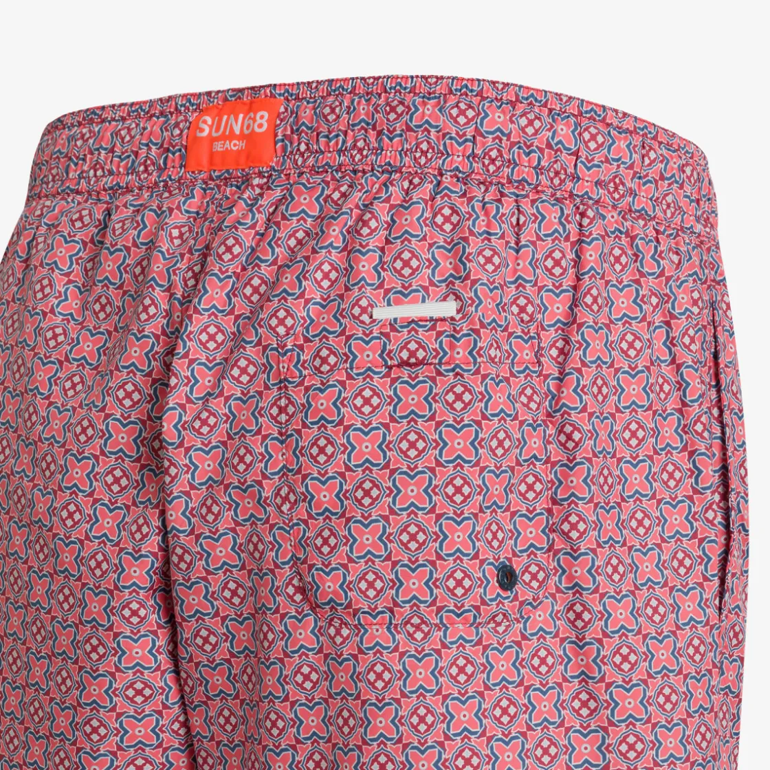 Outlet Boxer mare con stampa rossa e avio scuro Uomo Costumi Uomo