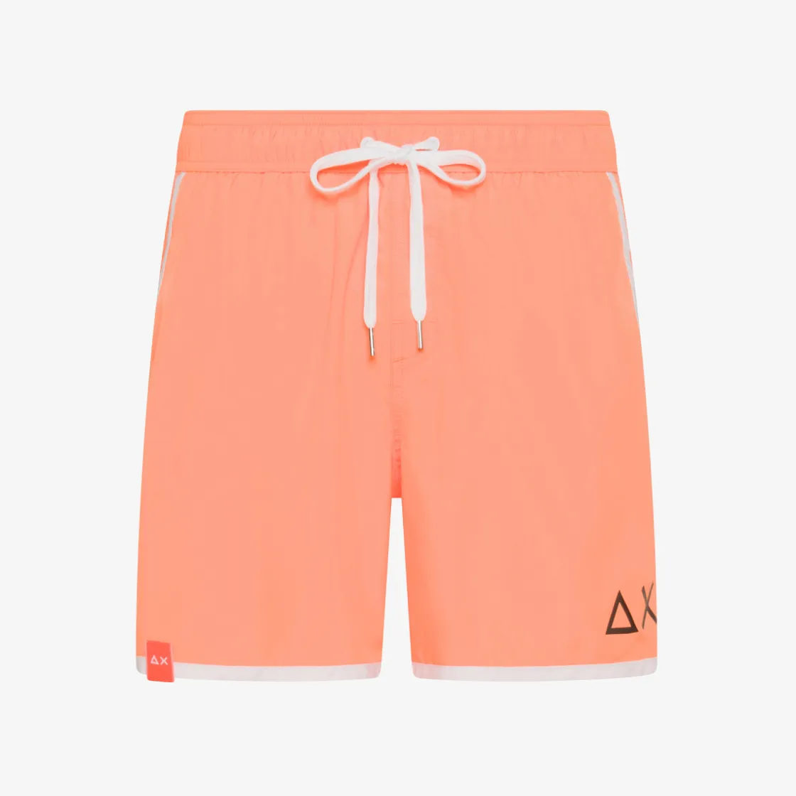 Outlet Boxer mare in nylon arancio fluo Uomo Costumi Uomo