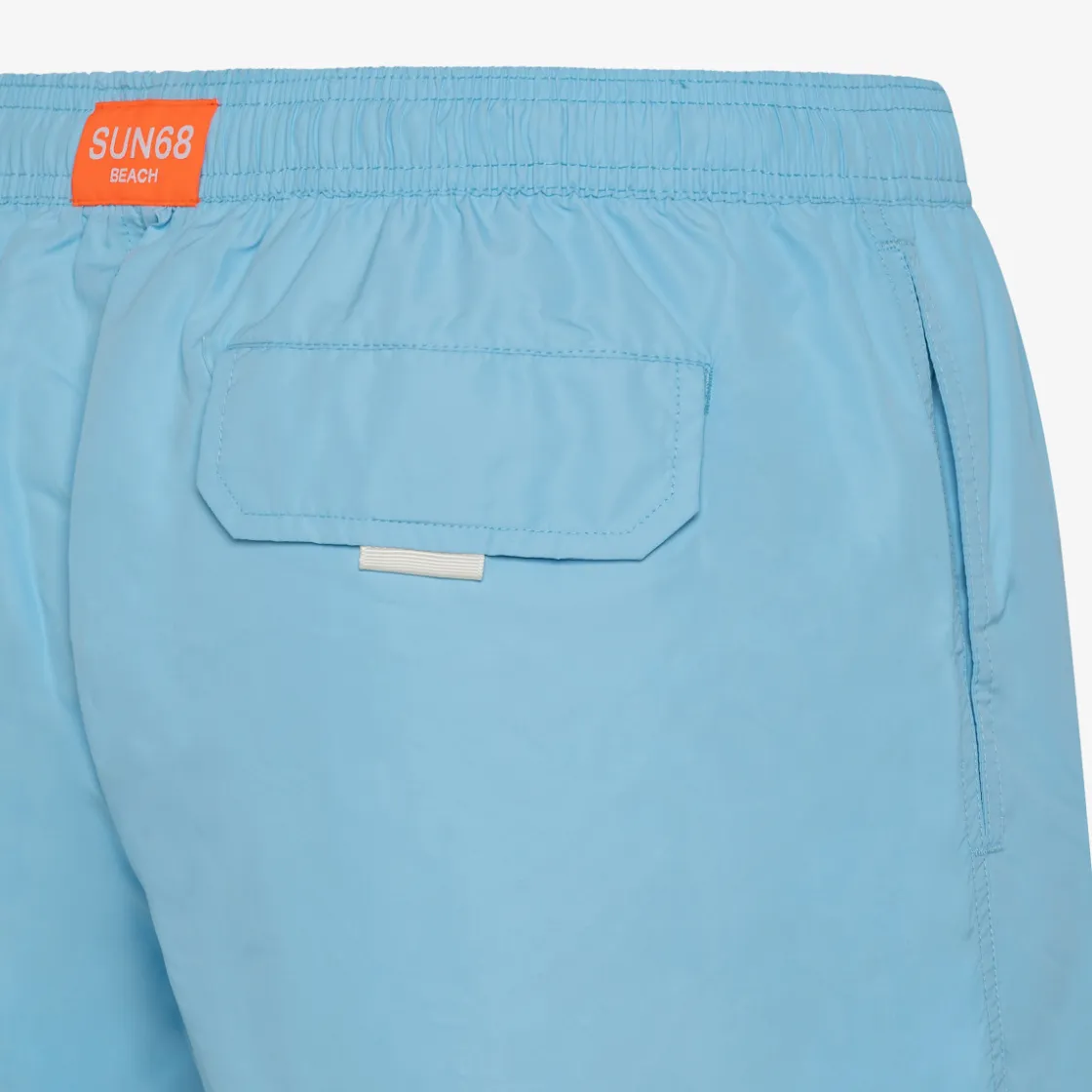 Outlet Boxer mare in nylon azzurro Uomo Costumi Uomo