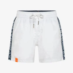 Fashion Boxer mare in nylon bianco Costumi Bimbo