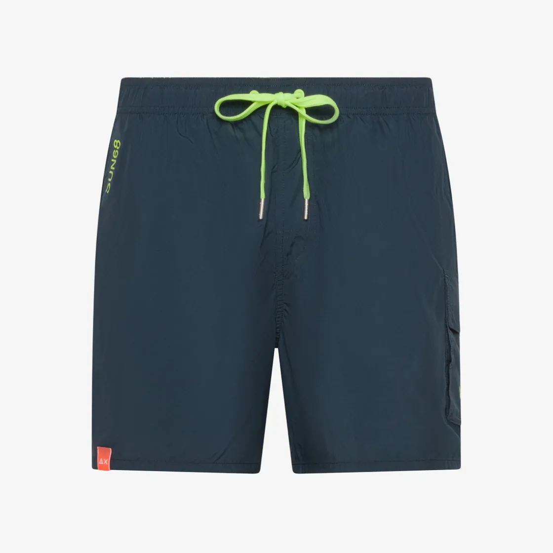 Discount Boxer mare in nylon blu navy Uomo Costumi Uomo