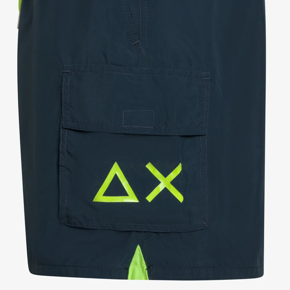 Discount Boxer mare in nylon blu navy Uomo Costumi Uomo