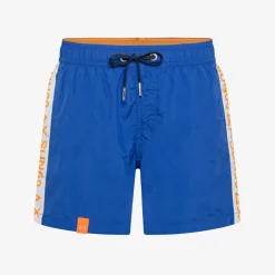 Hot Boxer mare in nylon blu royal Costumi Bimbo