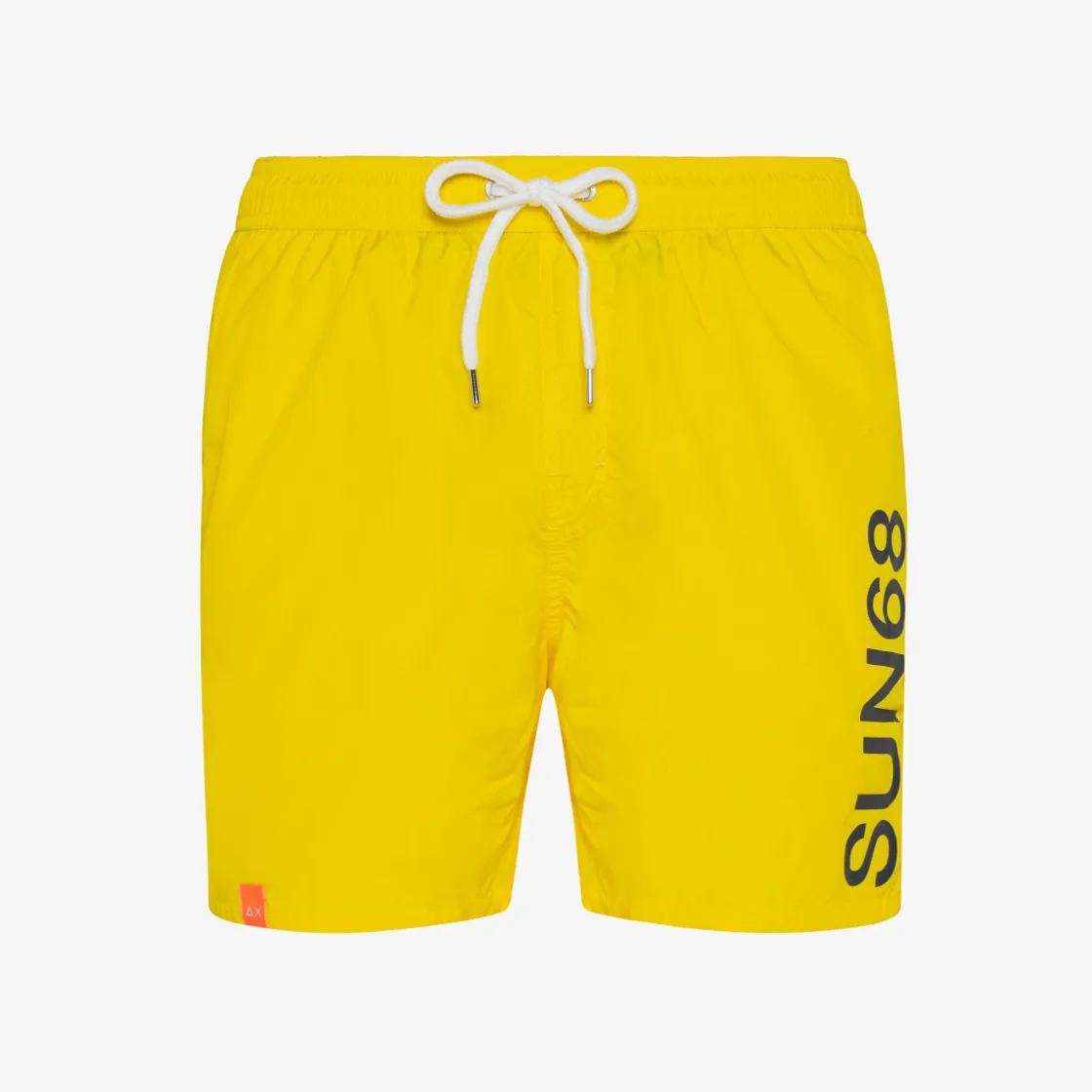 Online Boxer mare in nylon giallo Uomo Costumi Uomo