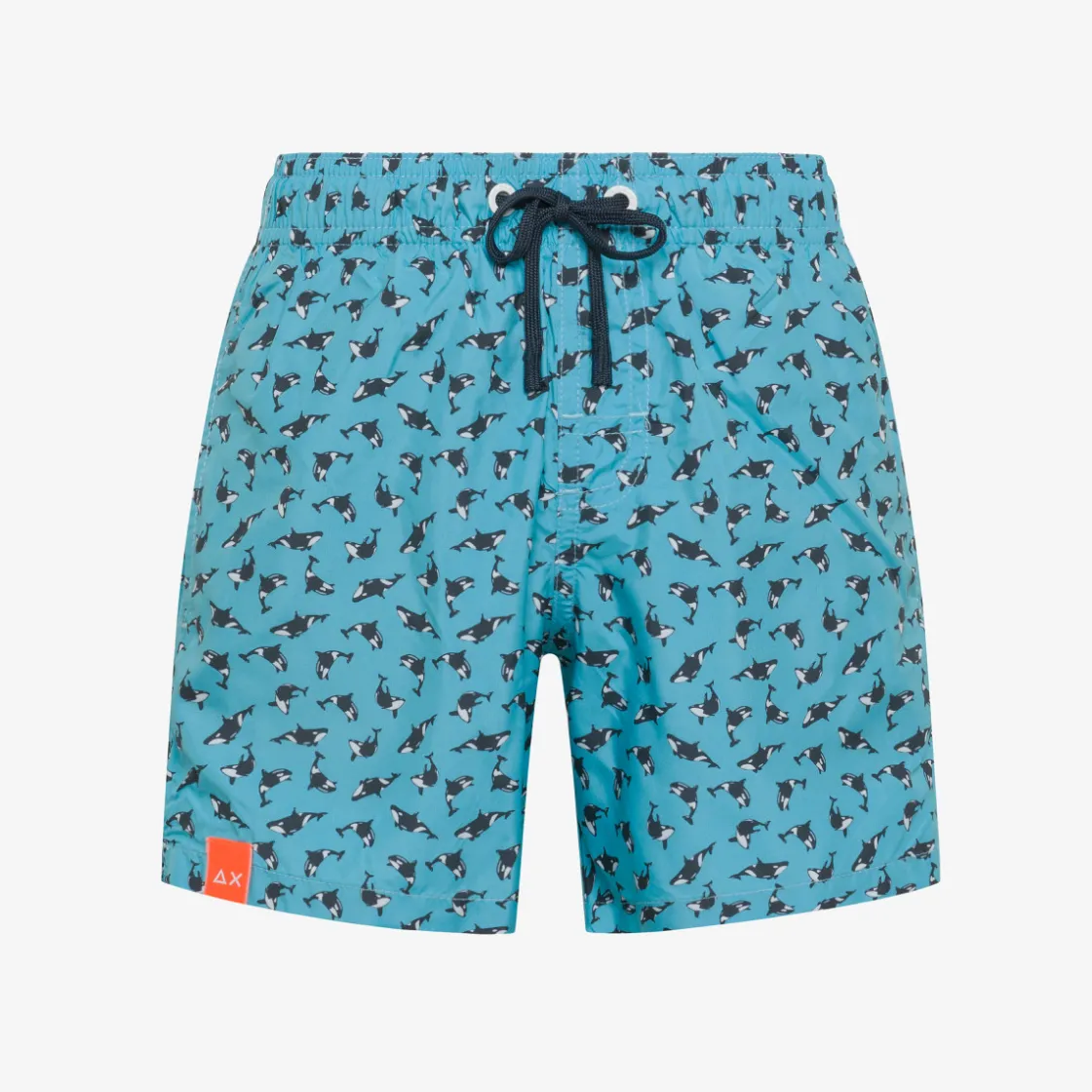 Best Boxer mare in nylon stampato turchese Costumi Bimbo