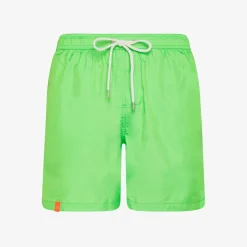 Outlet Boxer mare in nylon verde fluo Uomo Costumi Uomo