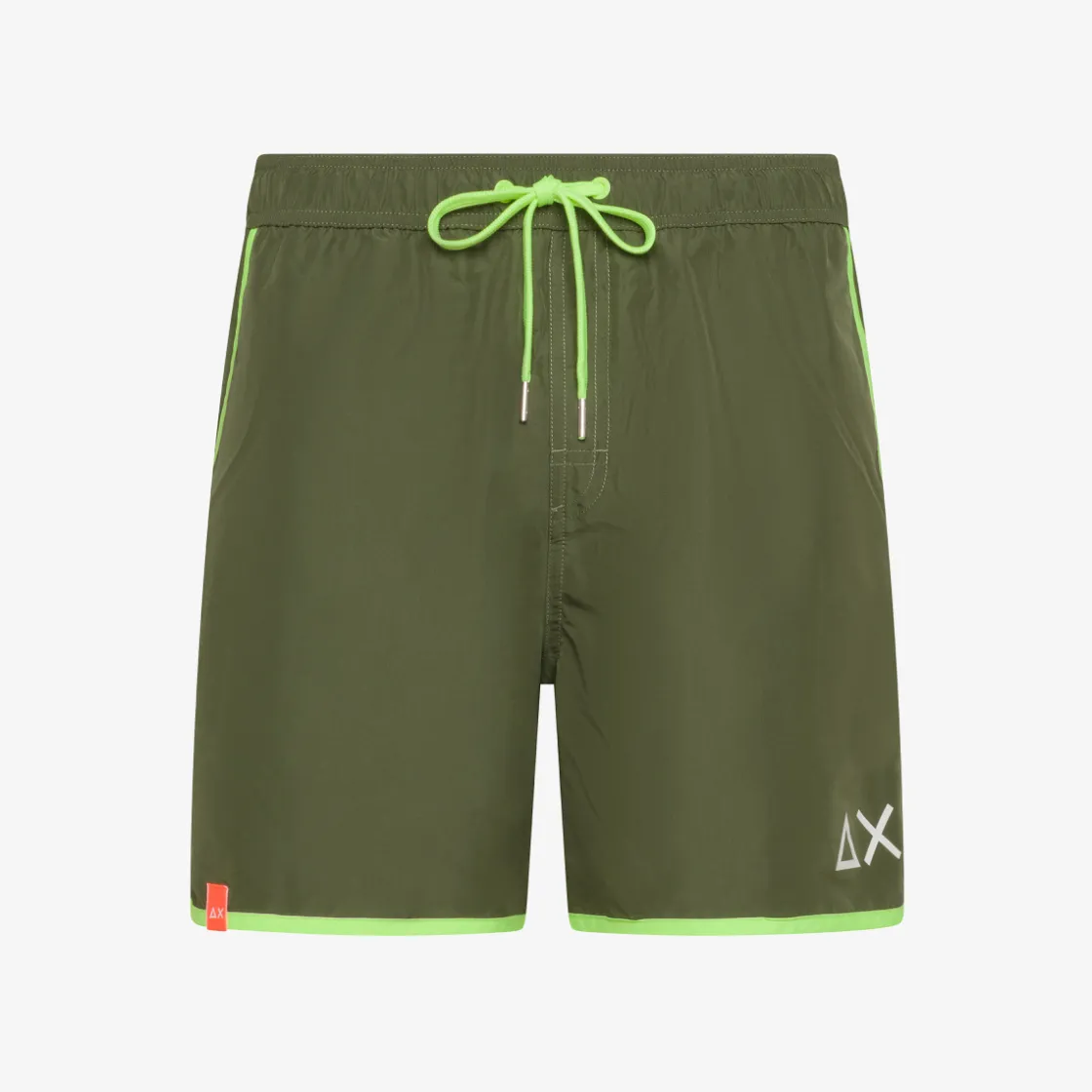 Fashion Boxer mare in nylon verde militare Uomo Costumi Uomo